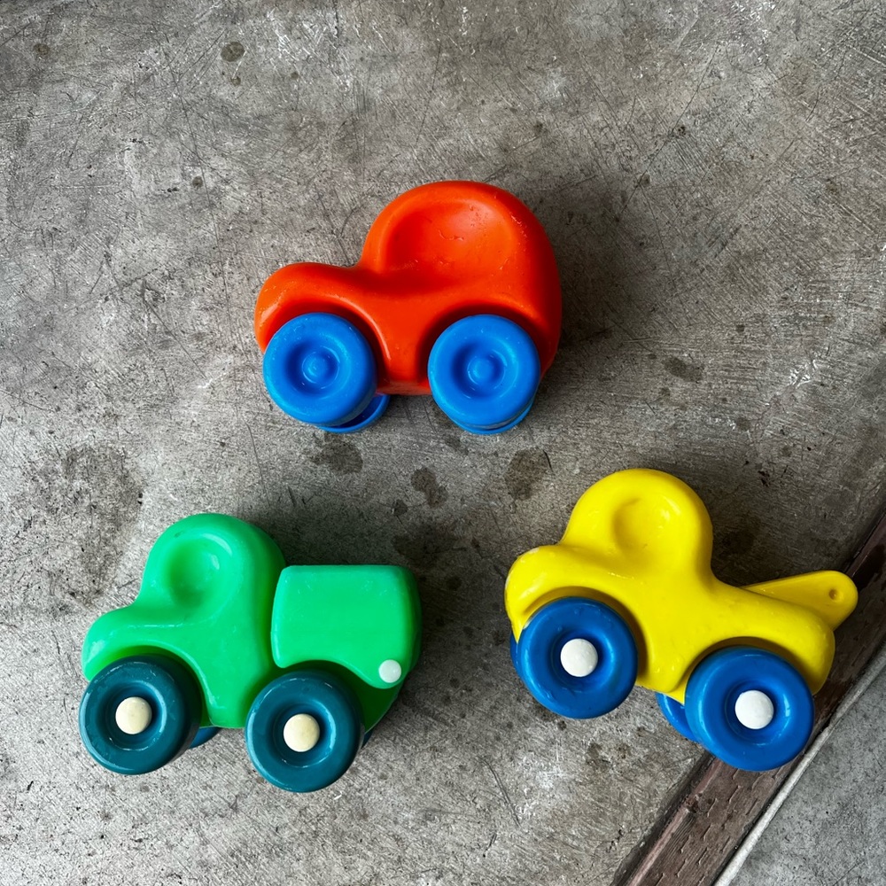 3 Piece Vintage Little Tikes Chunky My First Wheels